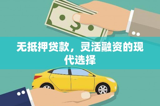 堆龙德庆无抵押贷款，灵活融资的现代选择