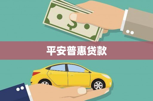 堆龙德庆平安普惠贷款